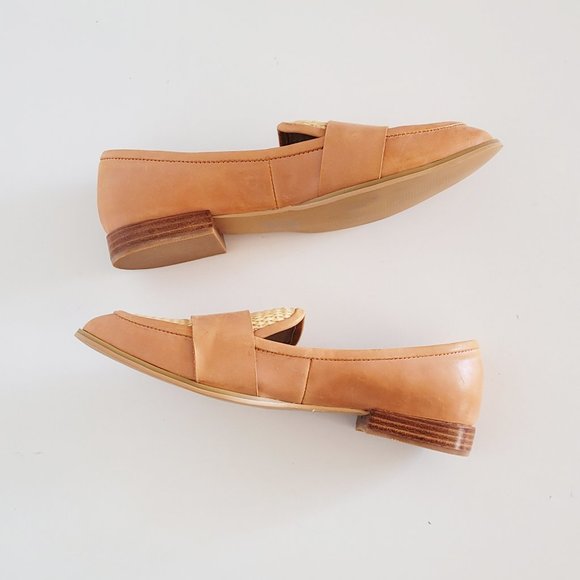 Retro Sportscrat - Vegetable Tanned Leather with Straw Detail Loafer - Size 38 - Picture 6 of 10